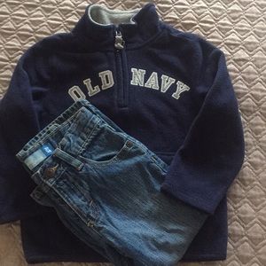 Old Navy Fleece and Jeans